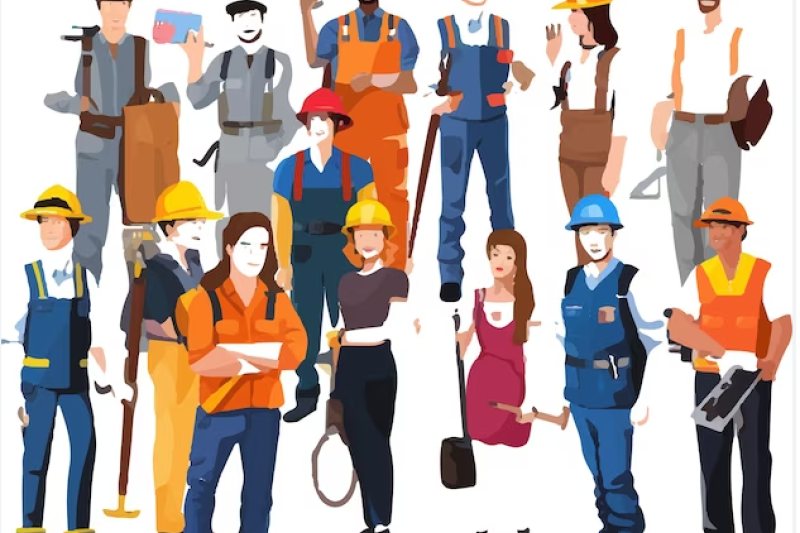 "Capturing the spirit of dedication and hard work, our gallery showcases the relentless efforts of our skilled workers, weaving a visual tale of passion and commitment on the job."