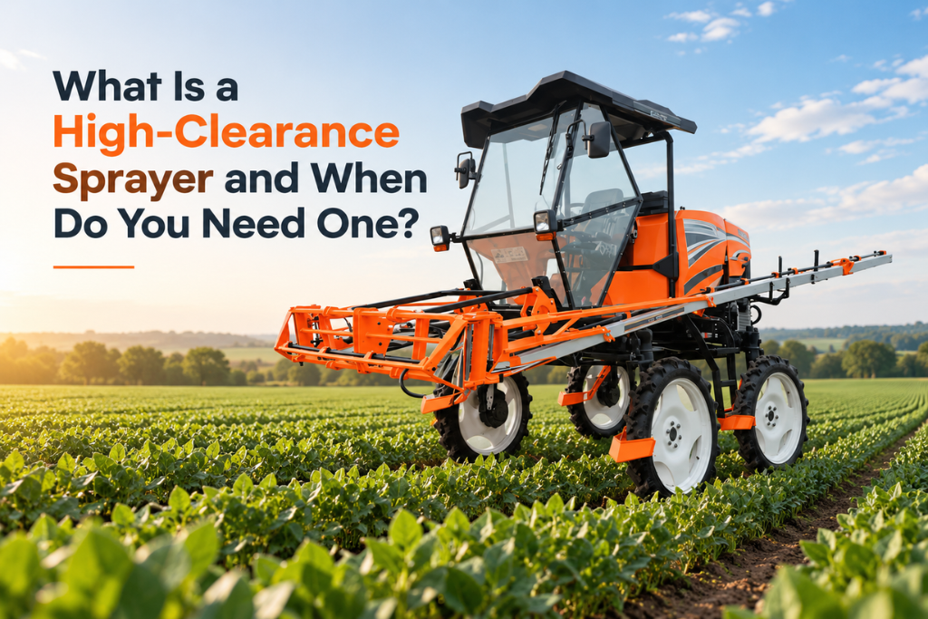 What Is a High-Clearance Sprayer and When Do You Need One?